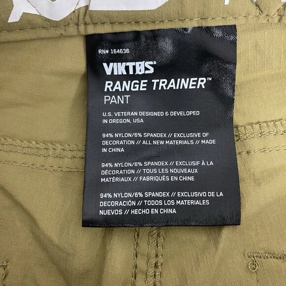 NWT Viktos Range Trainer Coyote Brown Mens Outdoor Hiking Pants Size 32 x 30 - Picture 6 of 7